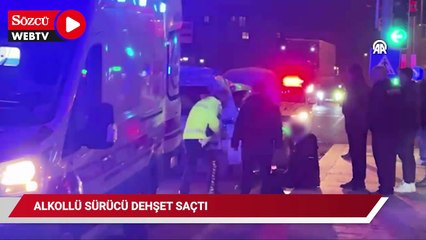 Alkollü sürücü dehşeti: 3 yaralı