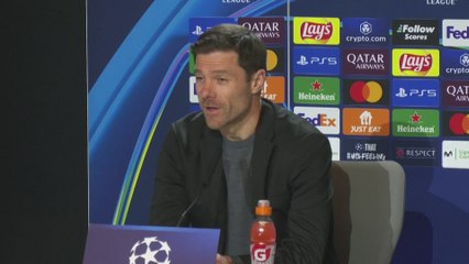 Xabi Alonso y Grimaldo, rueda de prensa