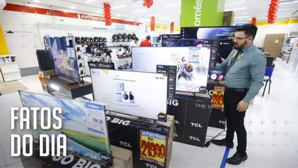 Venda de televisões é impulsionada por promoções e novas tecnologias