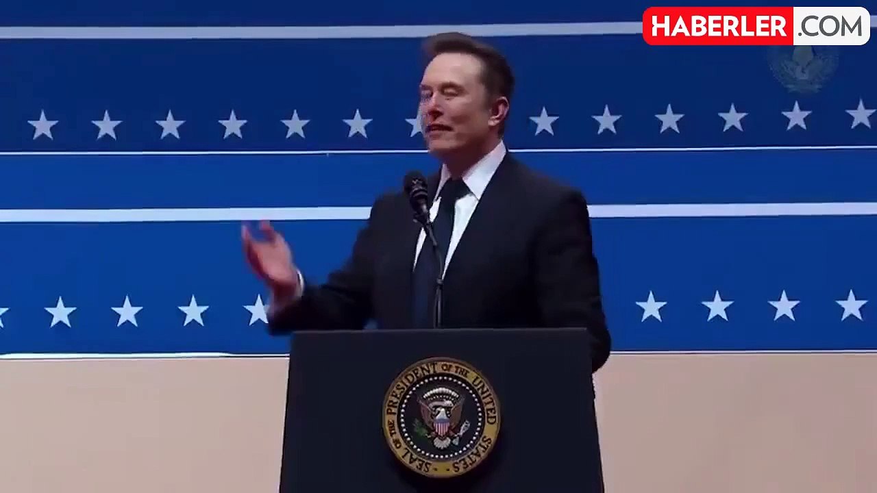 Elon Musk'ın hareketi Trump'ın yemin törenine damgasını vurdu: Herkes Nazi selamına benzetti