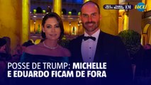 Michelle e Eduardo Bolsonaro ficam de fora da posse de Trump no Capitólio