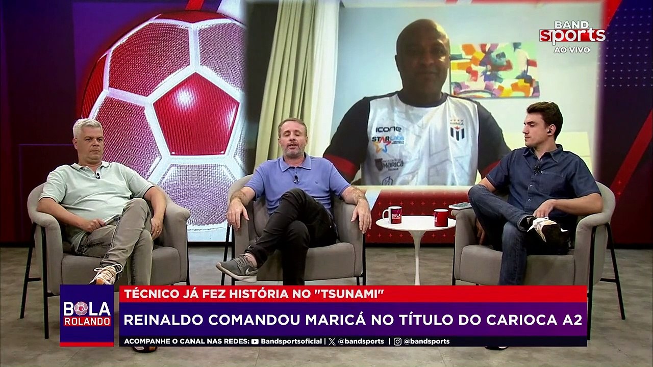 TÉCNICO DO MARICÁ, REINALDO FALA SOBRE O SUCESSO DA EQUIPE NO INÍCIO DO CARIOCA | BOLA ROLANDO