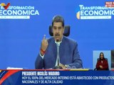 Pdte. Maduro: La capacidad de compra del venezolano aumentó 14% en 2024