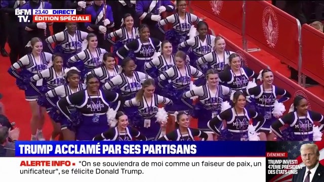 C'est un triomphe : ce soutien de Donald Trump réagit au meeting du 47e président à la Capital One Arena après son investiture