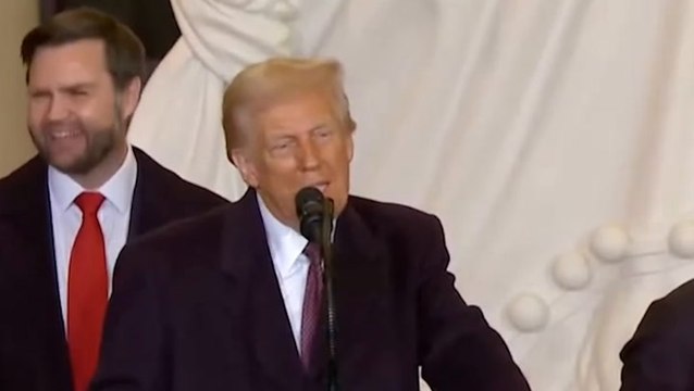 Donald Trump discusses Melania's feet during inauguration day speech: 'I'm going to get hell for saying this‘