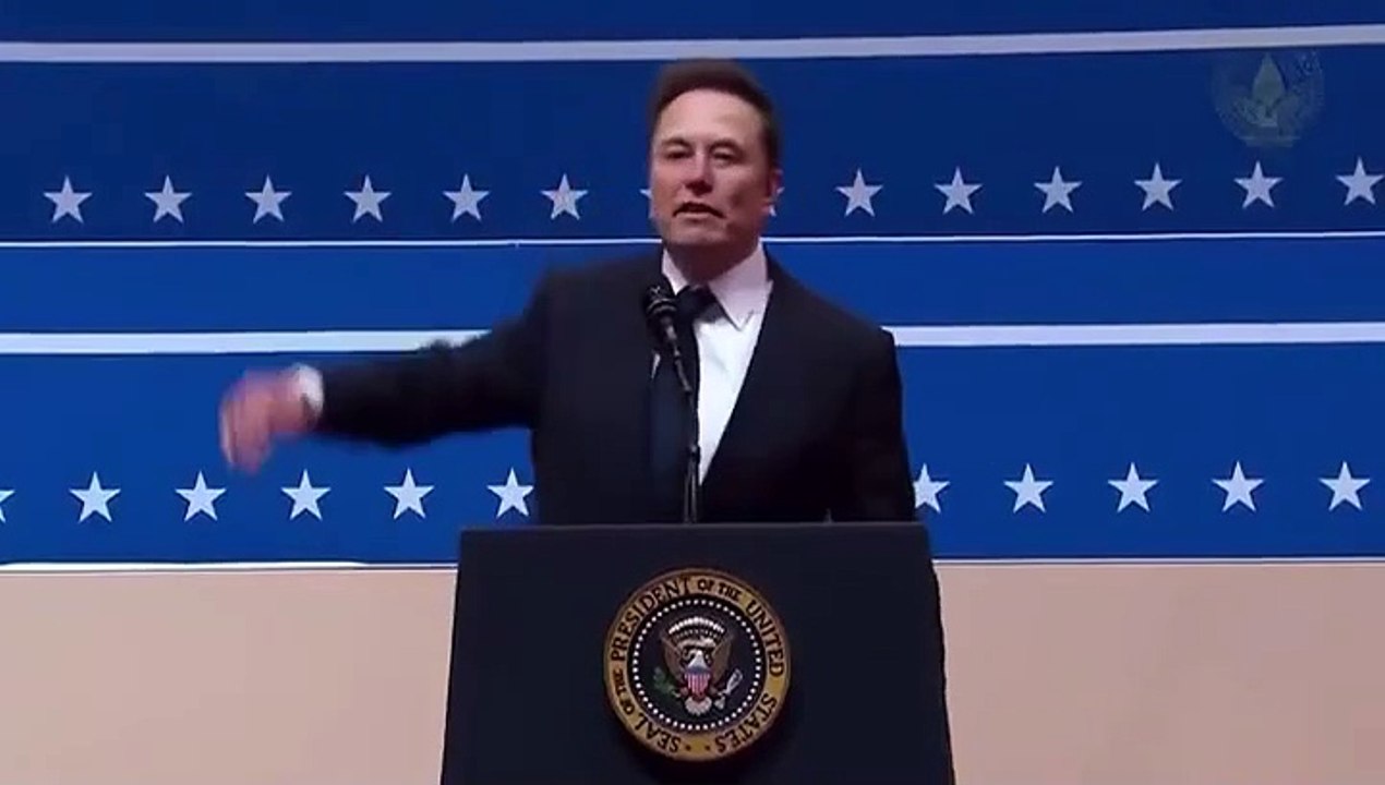 El polémico saludo de Elon Musk tras asumir como funcionario del gobierno de Donald Trump