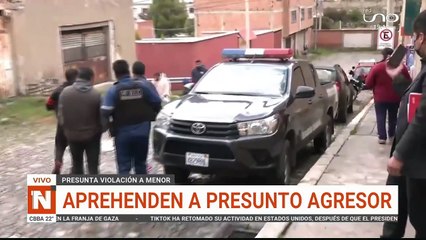 aprehenden a presunto agresor