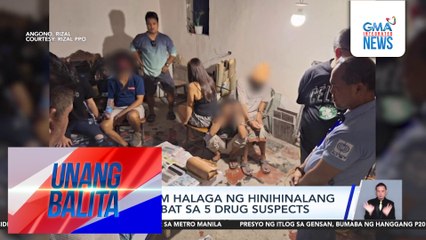 Mahigit P2.7M halaga ng hinihinalang shabu, nasabat sa 5 drug suspects | Unang Balita