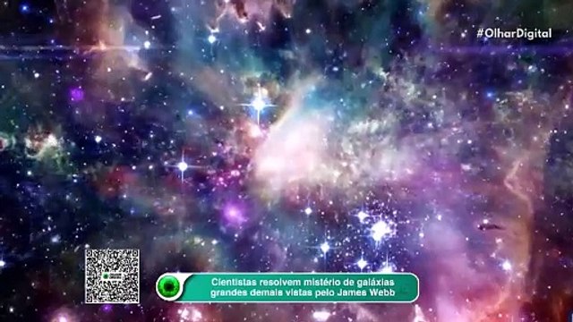 Cientistas resolvem mistério de galáxias grandes demais vistas pelo James Webb