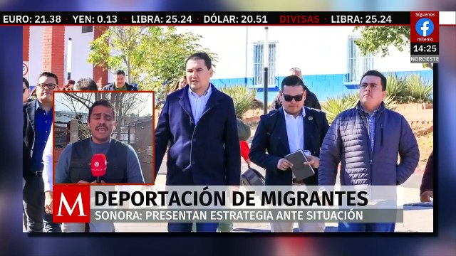 Sonora presenta estrategia ante deportación masiva de migrantes desde Estados Unidos
