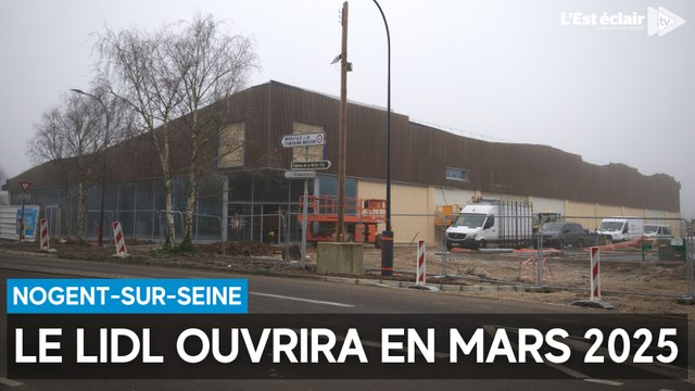Le Lidl de Nogent-sur-Seine ouvrira en mars 2025 à la place du Maximarché, détruit par les flammes en 2018