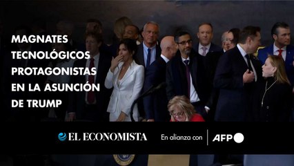 Magnates tecnológicos protagonistas en la asunción de Trump