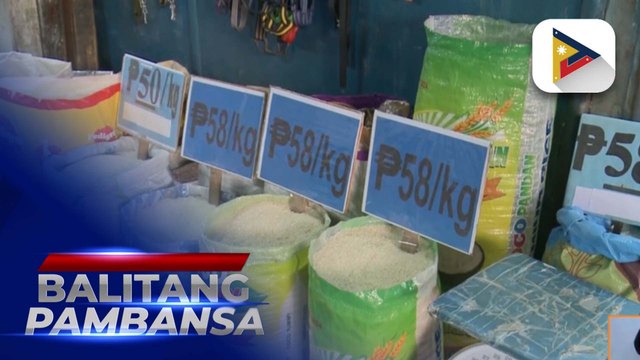 P58/kg maximum SRP sa imported na bigas, ipinatupad na