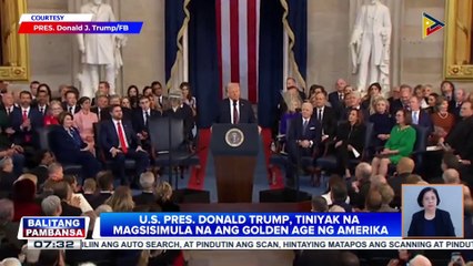 Donald Trump, opisyal nang nanumpa bilang pangulo ng U.S.