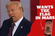 Flag to Mars! President Donald Trump wants the US symbol in the red planet during his administration