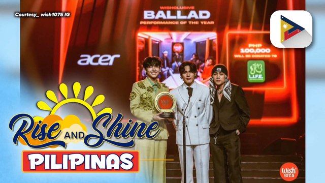 TALK BIZ | SB19, Bini, at OPM legend Ogie Alcasid, kabilang sa mga pinarangalan sa katatapos lang na 10th Wish Music Awards