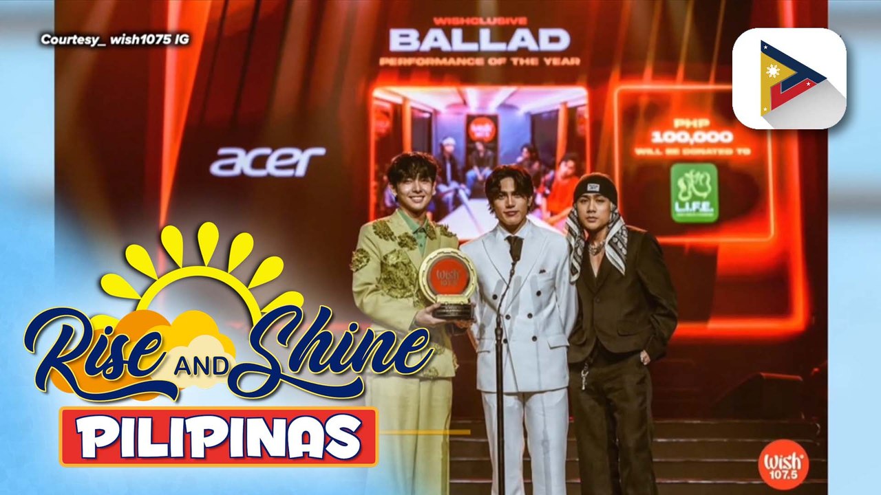 TALK BIZ | SB19, Bini, at OPM legend Ogie Alcasid, kabilang sa mga pinarangalan sa katatapos lang na 10th Wish Music Awards