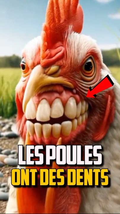 LES POULES N’ONT PAS DE DENTS ?