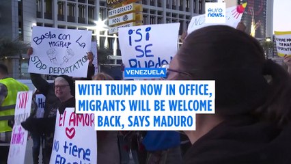 With Trump now in office, Venezuela wants its migrants back, Maduro says