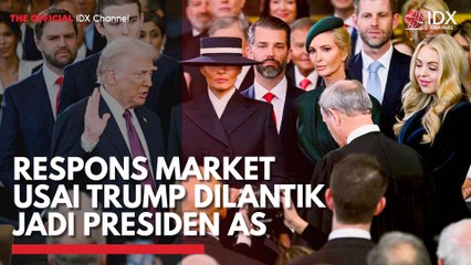 Respons Market Usai Trump Dilantik Jadi Presiden AS