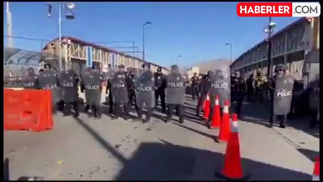 Trump'ın resmen göreve başlaması sonrası El Paso'daki sınır geçişi kapatıldı