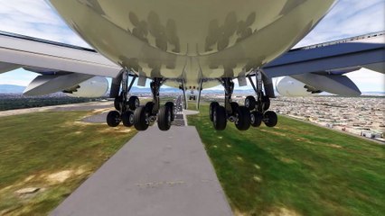 What Went Wrong ? Boring 747-8 Skids Off Runway After Engine Failure at Victoria International