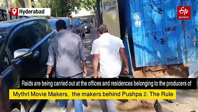 IT Raids Dil Raju and Pushpa 2 Production Banner Mythri Movie Makers' Offices - Watch
