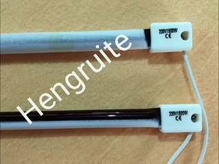 Halogen shortwave infrared heating lamp tubular heating elements220v 1500w for molding blow molding