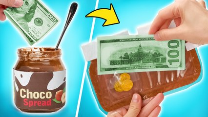 C'est DINGUE ! 🌰 Nous avons fabriqué un PORTEFEUILLE qui ressemble à un pot de pâte à tartiner