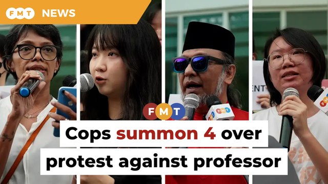 4 summoned over press conference on professor accused of sharing nude pictures