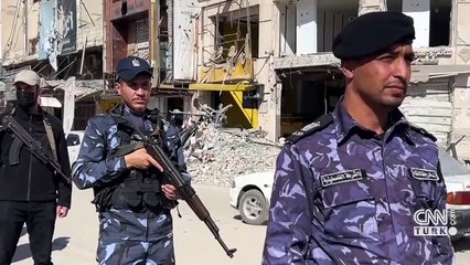 Gazze'nin dört bir yanına konuşlandılar: Hamas'a bağlı polisler sahada!
