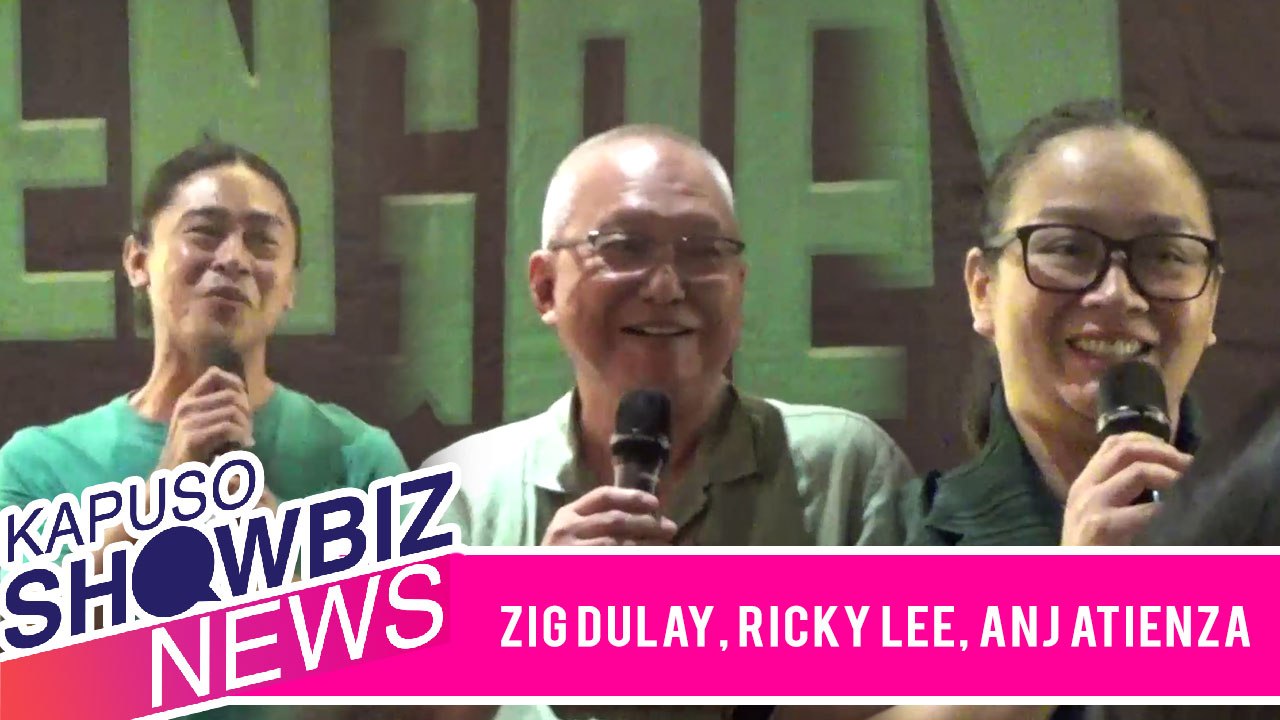 Kapuso Showbiz News: Zig Dulay, Ricky Lee, Anj Atienza express gratitude to 'Green Bones' team