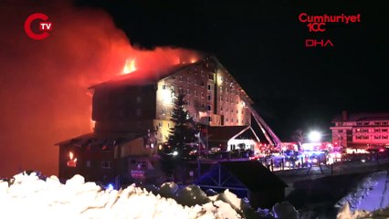 Bolu'da kayak merkezinde korkunç yangın... Ölü ve yaralılar var!