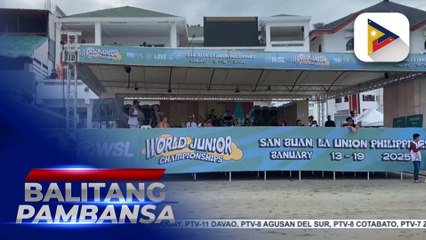 World Junior Surfing Championship, inilusad sa La Union