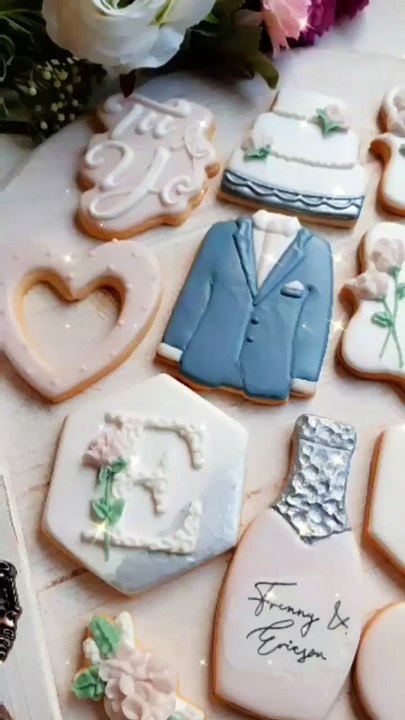Galletas Decoradas de Bodas