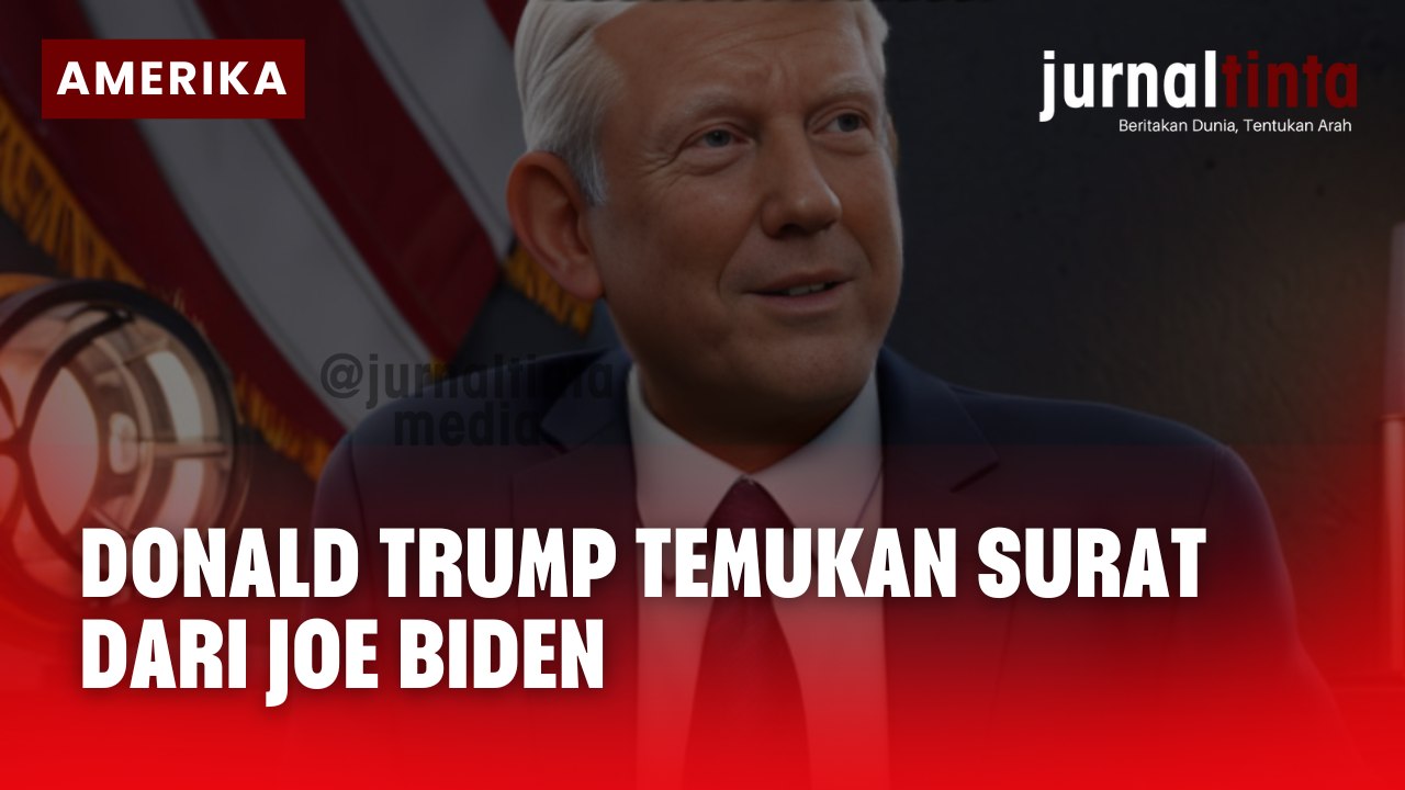 Donald Trump Temukan Surat dari Joe Biden di Meja Resolute Oval Office