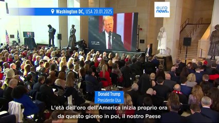 Trump, primo giorno di lavoro da presidente degli Stati Uniti: firmati ordini esecutivi