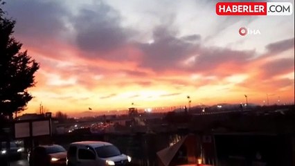 Fatih'te Kartpostallık Gün Doğumu Manzarası