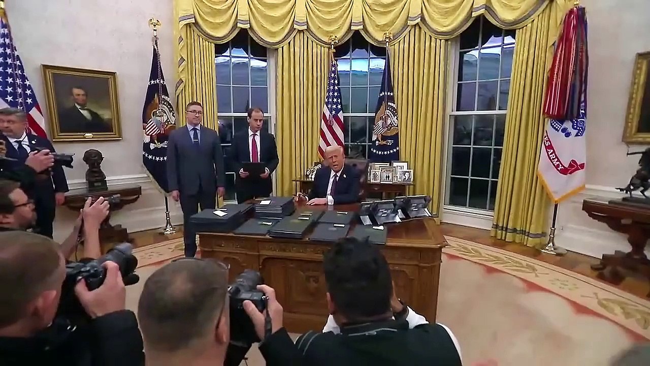 President Donald J Trump Takes Immediate Action Signing 200 Executive Orders On DAY ONE