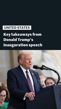 Key takeaways from Donald Trump's inauguration speech