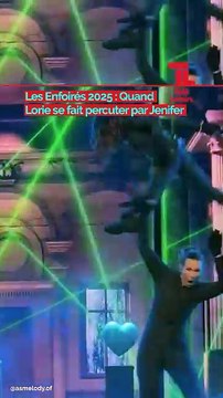 Les Enfoirés 2025 : quand Lorie se fait percuter par Jenifer