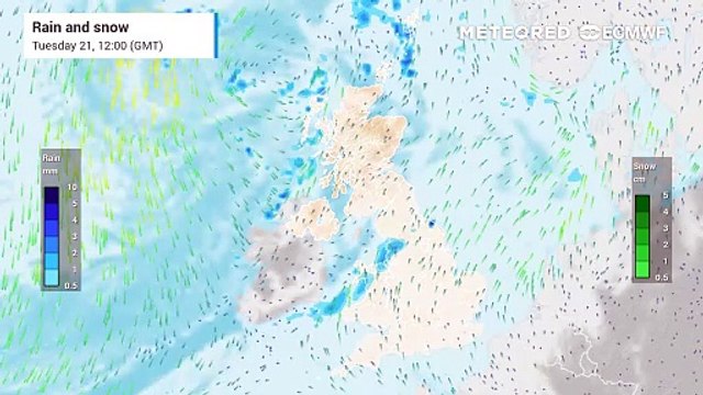 UK Weather outlook: Turning unsettled with heavy rain, snow, gales and weather warnings.