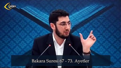 [31. Ders] Abdullah İmamoğlu İle Tefsîr-ul Furkân | Bakara Suresi 67-73. Ayetler