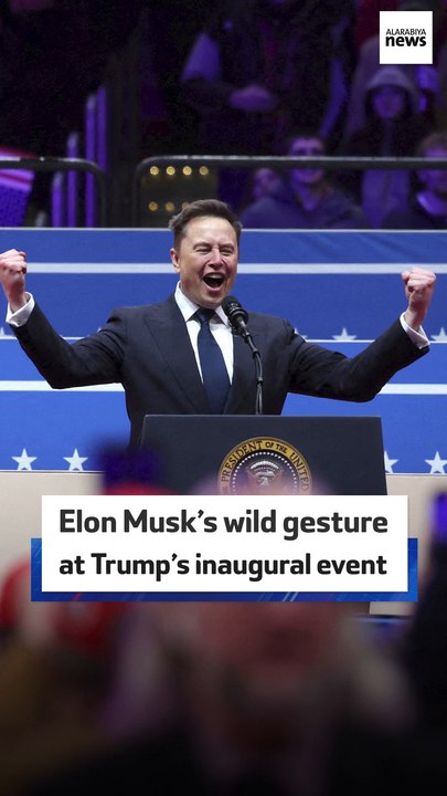 Elon Musk’s wild gesture at Trump’s inaugural event