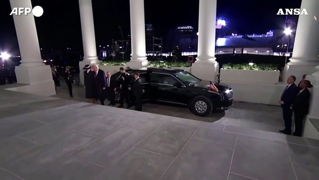 L'arrivo di Trump alla Casa Bianca, la seconda volta da presidente