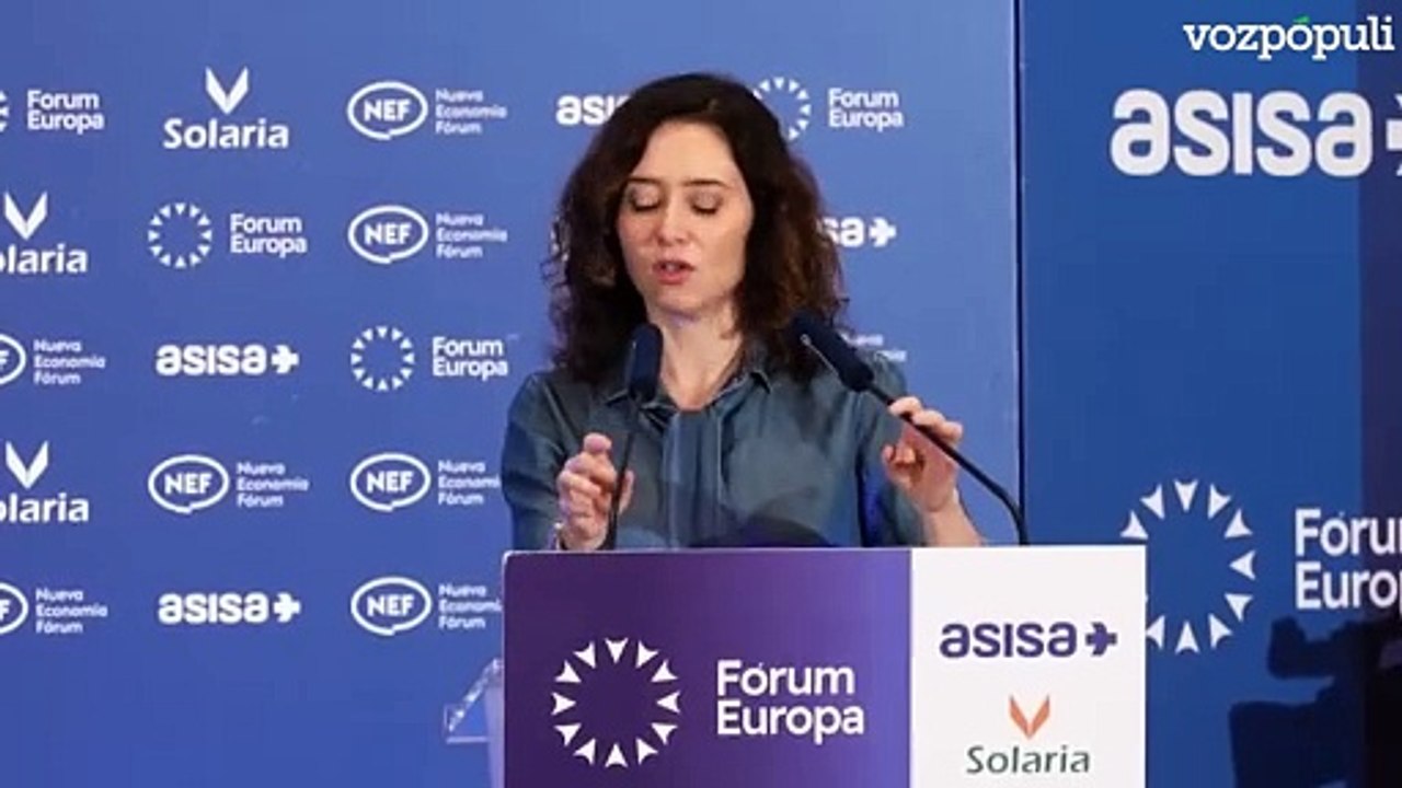 Ayuso: "Me encargaré personalmente de demostrarle a Trump que no somos un BRICS"