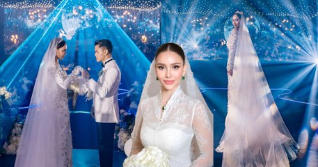 Persis Puteri Kayangan, Anggun Dalam Persalinan Rizalman & Wajah Jelita Pengantin Perempuan Tuai Pujian!