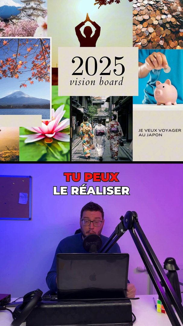 Créer un Vision Board avec CANVA