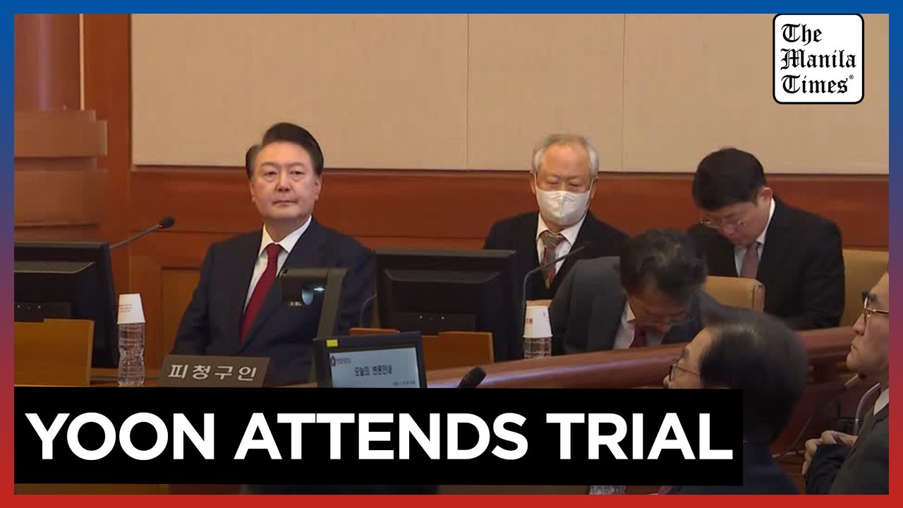 South Korea's Yoon attends impeachment trial for the first time