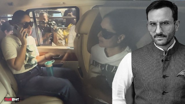 Saif Ali Khan को Lilavati Hospital से Discharge करवाकर घर लौटी Kareena Kapoor Khan ! FilmiBeat